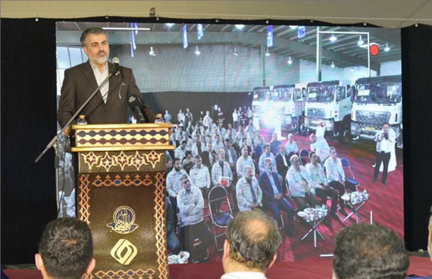 تحویل اولین سری محصول جدید کامیون کمپرسی KC 465 به مشتریان