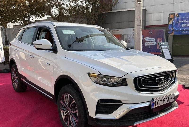 قیمت جدید جیلی آزکارا در نمایندگی های فروش