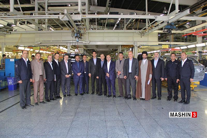 بازدید رئیس کمیسیون صنایع و معادن از شرکت بهمن موتور